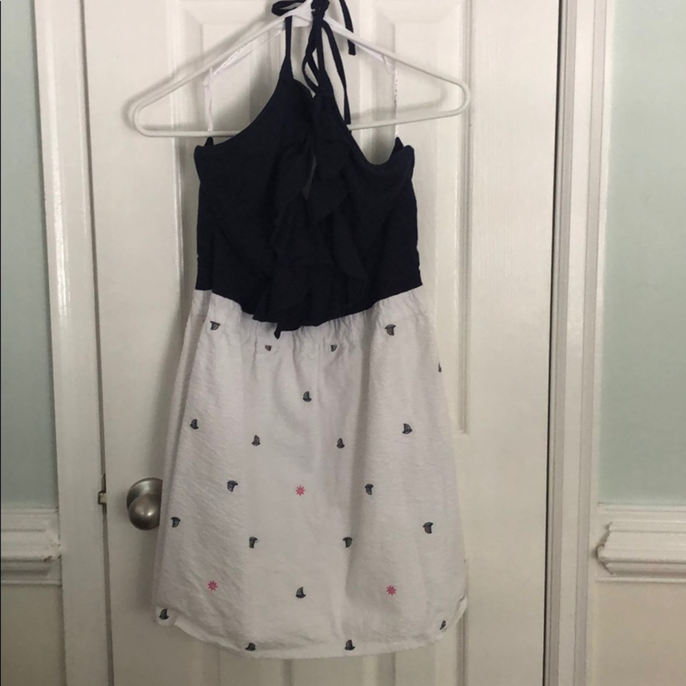 Lilly Pulitzer Blue and White Sailboat Dress